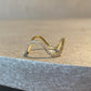 18K WAVED RING