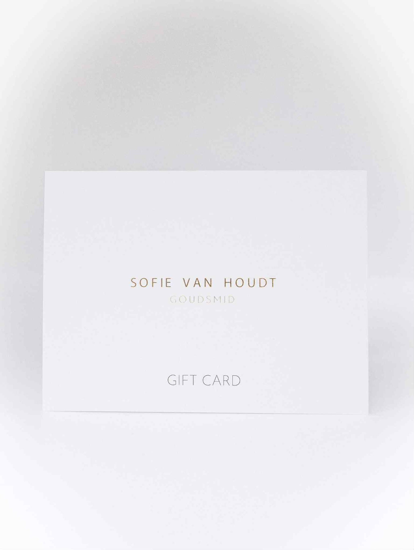 PAPER GIFT CARD - amount of choice