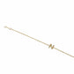 18K INITIAL BRACELET or NECKLACE