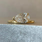 1.50ct PEAR DIAMOND RING on the side